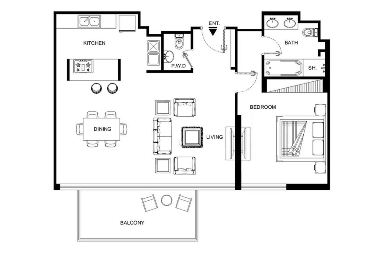 Lux - The Bluewater Island Suite Dubai Esterno foto
